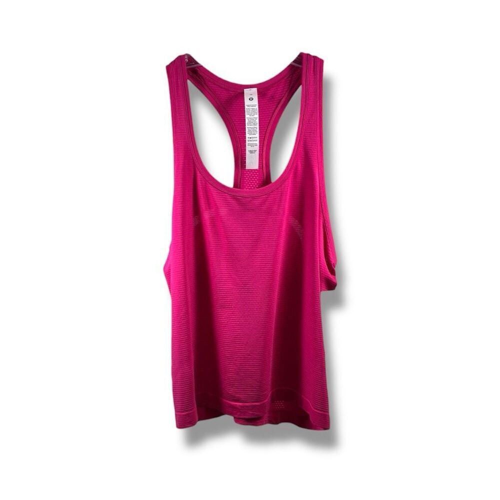 Lululemon NWT Swiftly Tech Scoopneck Tank 2.0 in Jewelled Magenta Size 10